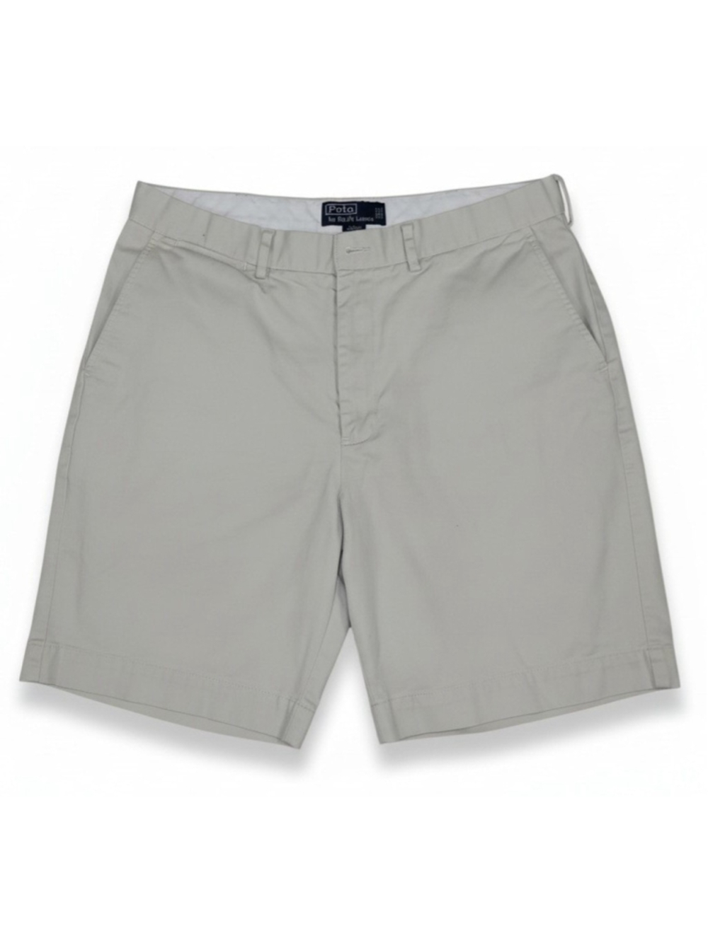 Polo Ralph Lauren Men's Prospect Classic Fit Khaki Beige Shorts 34 Inseam 9" Vtg